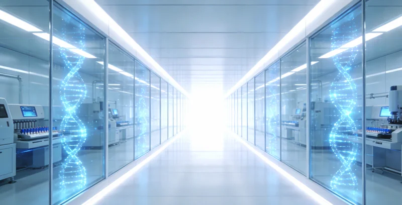 医生在诊室内向患者展示并解释基