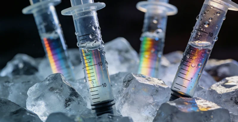 女性与医生正在就健康报告进行沟通咨询