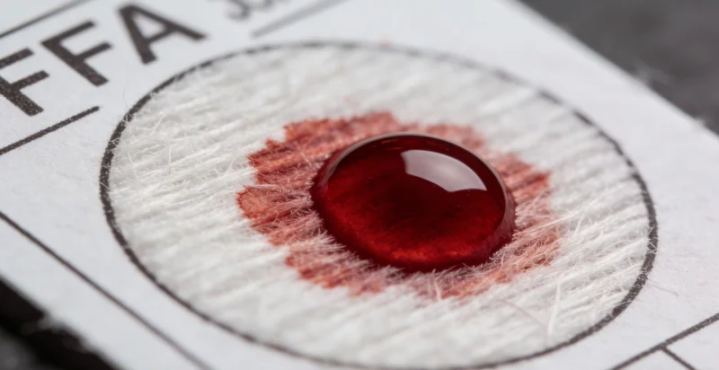 一个密封的STD基因检测样本采