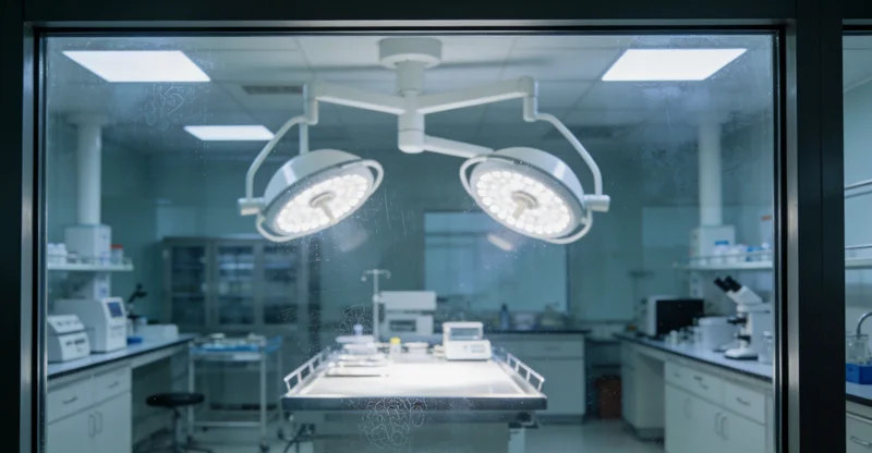 实验室内,技术人员正在操作精密