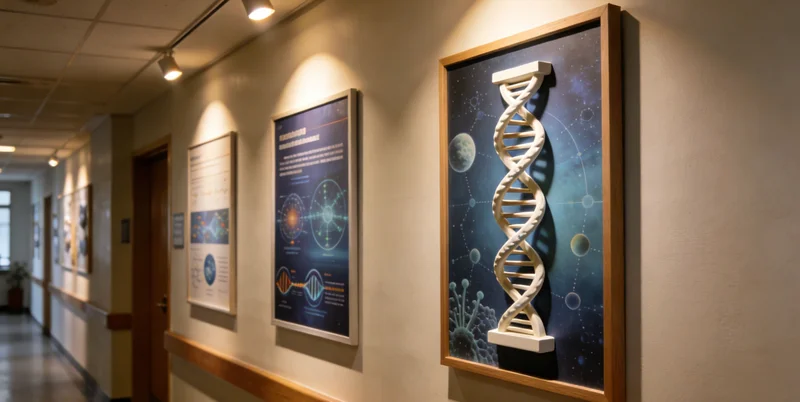 一位准爸爸正在查看手机上的检测