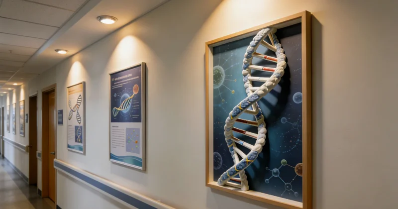 专业医生在诊室中，正对着电脑屏