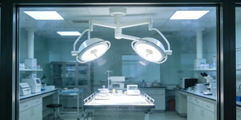 实验室内，技术人员正在操作高通