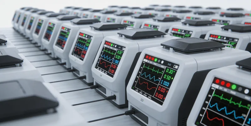 高科技实验室中，技术人员正在操