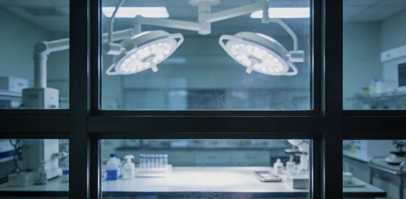 实验室内,技术人员正在精密仪器