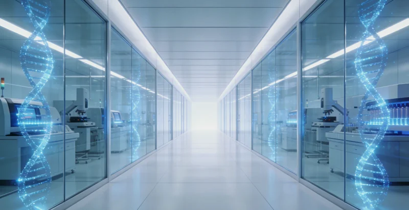 万核基因检测报告样本示意图，展