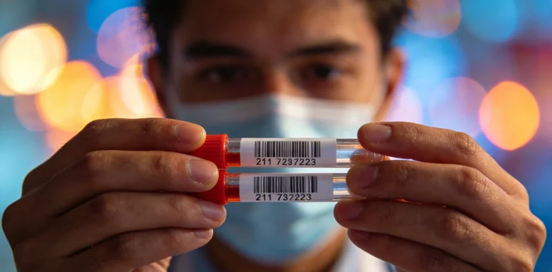 巨细胞病毒（CMV）在电子显微