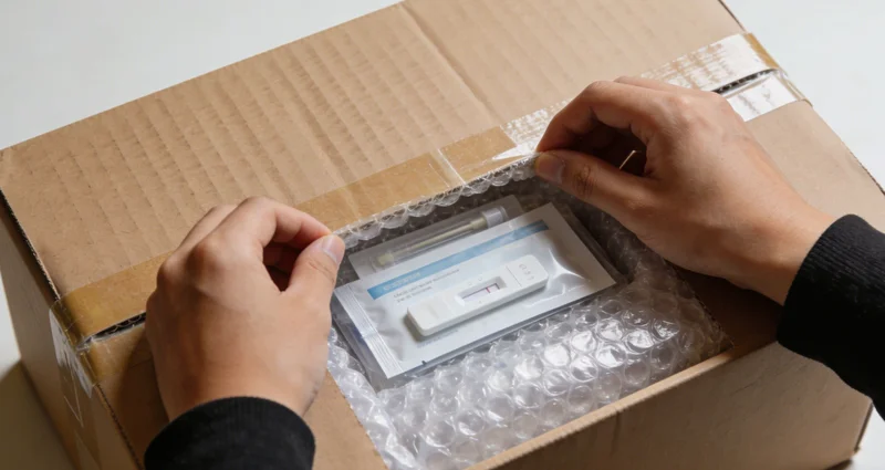 康复患者与家人团聚的温馨场景