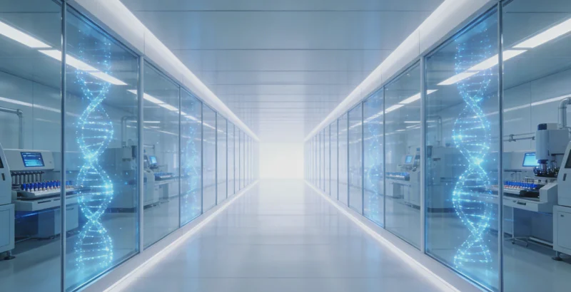 医生在ICU病房内,对照监护仪