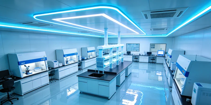 传统培养皿与现代化基因测序仪器