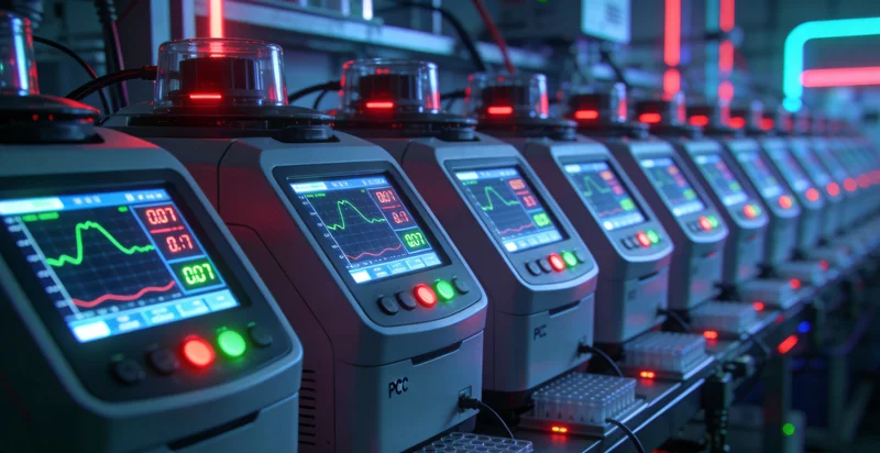 实验室内高通量测序仪工作状态特