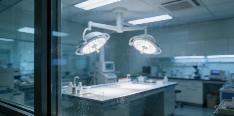 高通量基因测序仪正在工作中