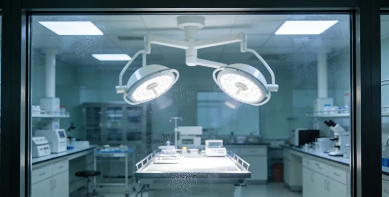 专业基因检测实验室工作场景