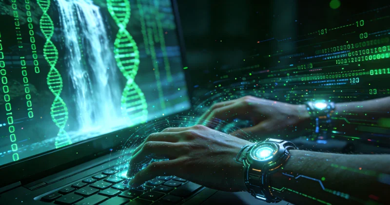 高科技实验室中，技术人员正在进