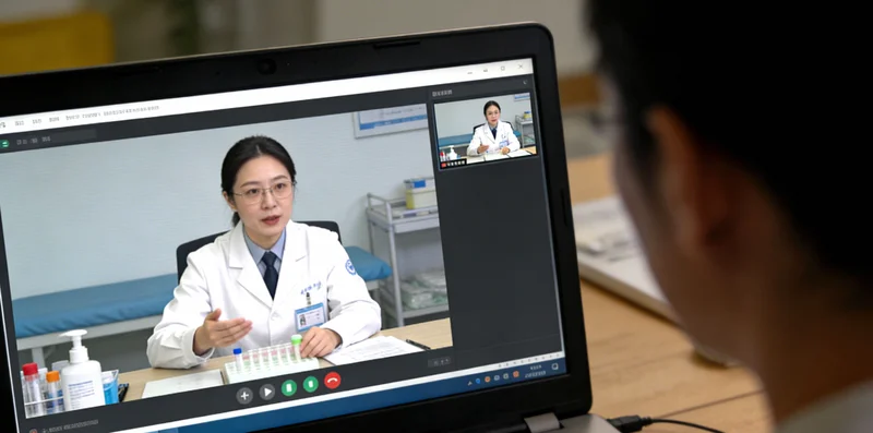 榆林女性与医生亲切交流乳腺健康问题