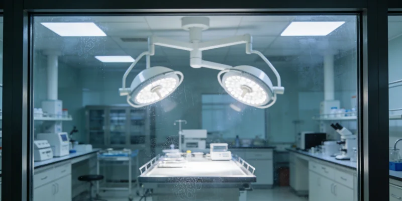 实验室技术人员进行样本处理的工