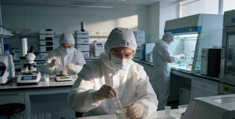 专业人士正在为市民详细解读基因检测报告