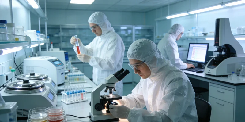 专业基因检测实验室内部环境