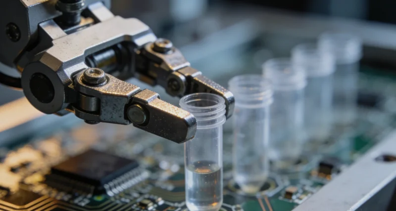 一位医生正在认真查看肺部CT影