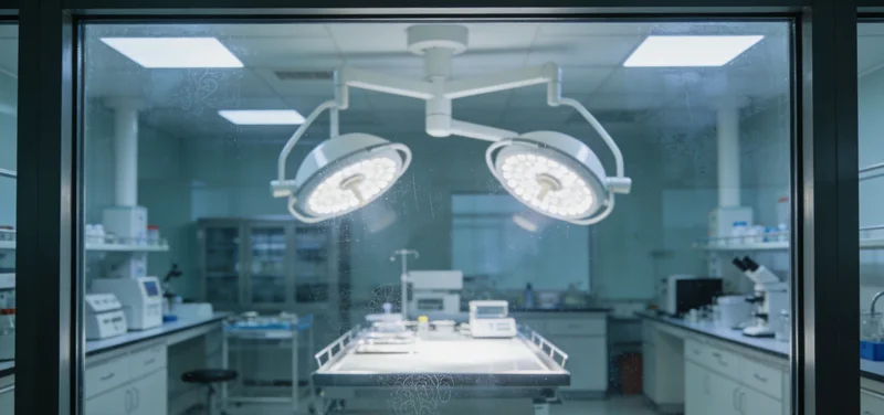 专业遗传咨询师在办公室内，正在向一位玉林市民耐心解读基因检测报告，报告上显示清晰的图表和数据。