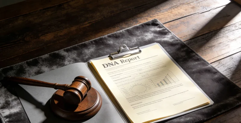 医生正在分析基因检测报告