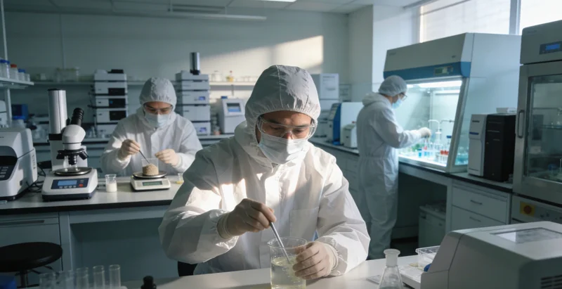 方便的家用基因检测采样工具，展示其便捷性