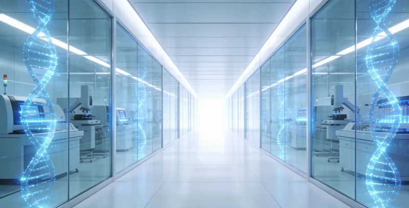 医生在诊室为患者详细解读基因检