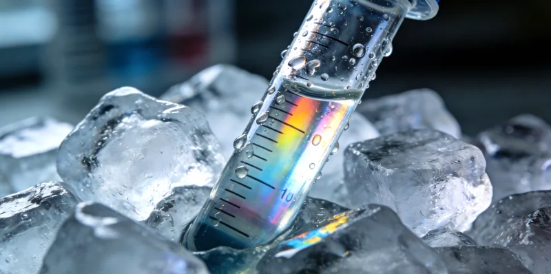 一名医生正在显微镜下观察脑脊液