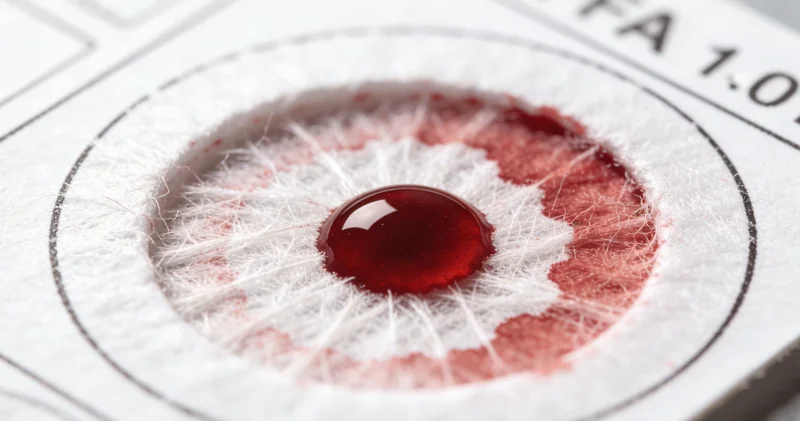 专业人员演示正确的咽拭子采样方