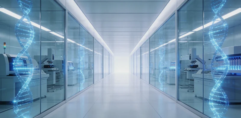 医生正指着检测报告与患者进行详