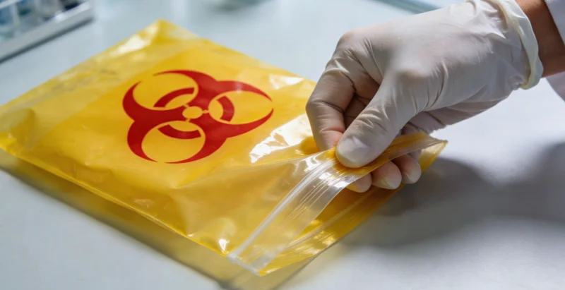 护士正在为受检者进行静脉抽血采