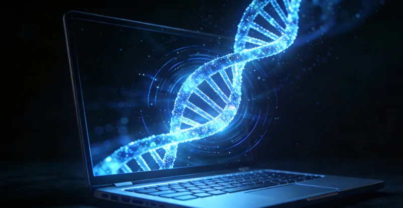 医生与患者讨论基因检测报告