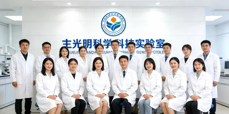 在洁净明亮的实验室内，科研人员