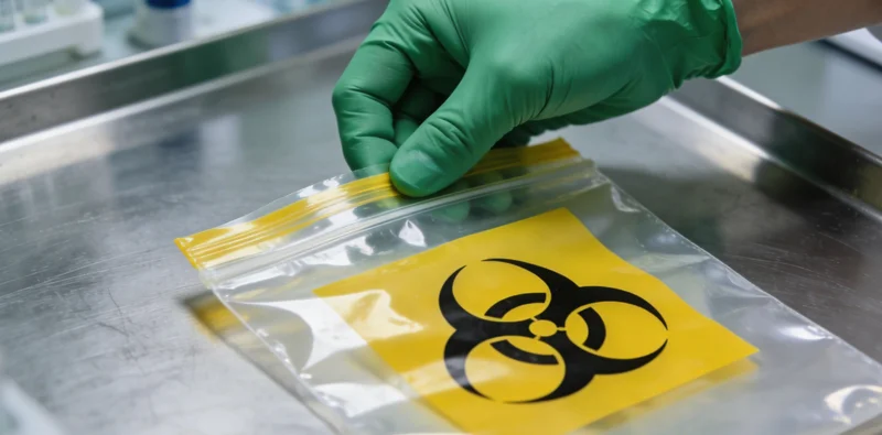 图片：护士正在为患者采集血液样