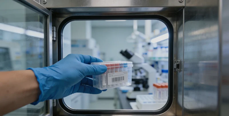 一位医生正在电脑前查看详细的基