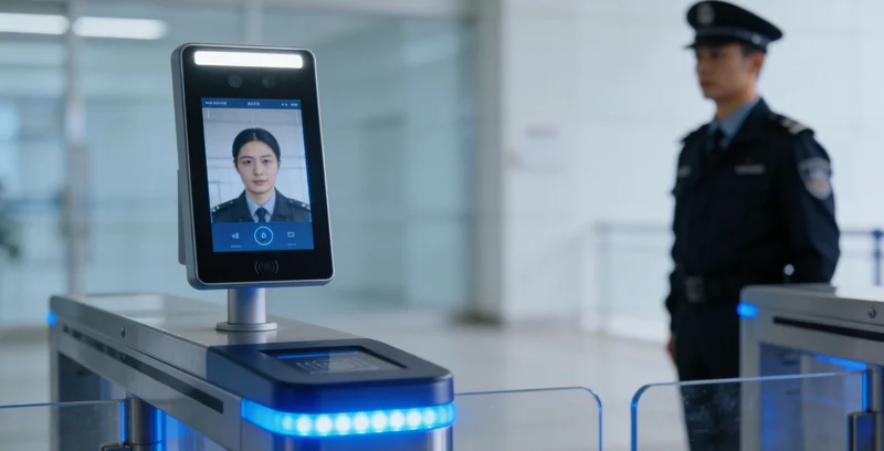 一个康复的孩子在户外开心玩耍,