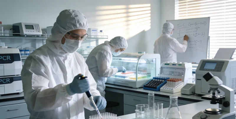 专业遗传咨询师在向客户解读基因检测报告