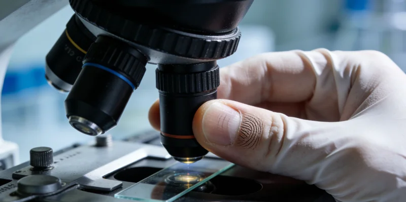 医生在办公室内共同分析检测报告