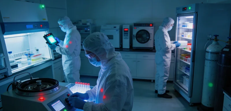 万核基因检测实验室操作流程展示