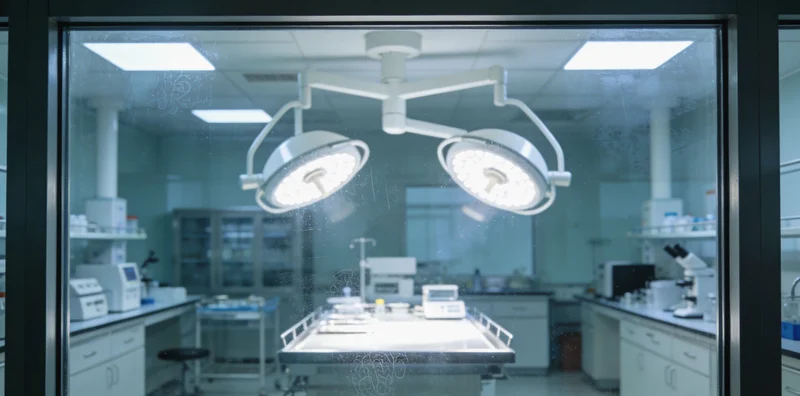 实验室内，技术人员正在操作先进