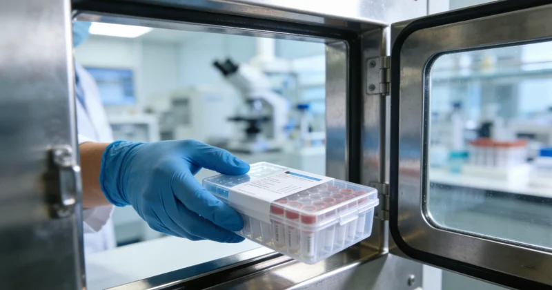 医生正在向患者讲解淋巴瘤基因检测报告的重要性