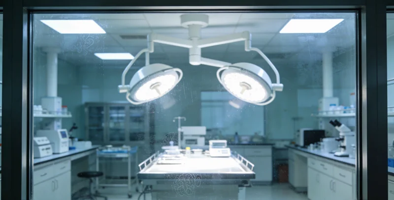 传统与现代检测技术对比示意图