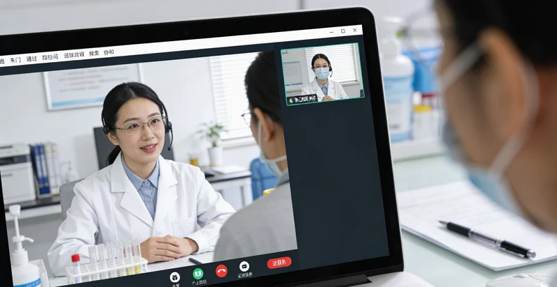 康复中的患者在户外进行呼吸功能