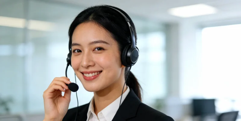 专业人士与家庭就检测报告进行沟