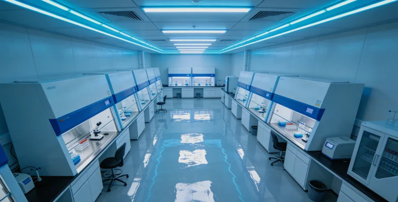 实验室内技术人员正在进行PCR