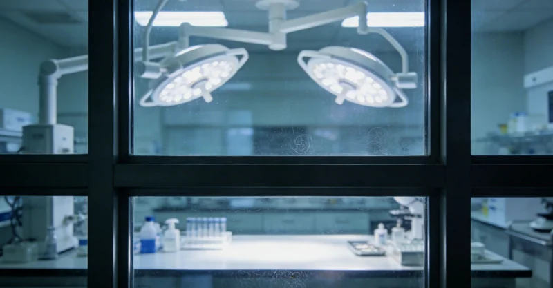 不同检测场景对比图：传统实验室