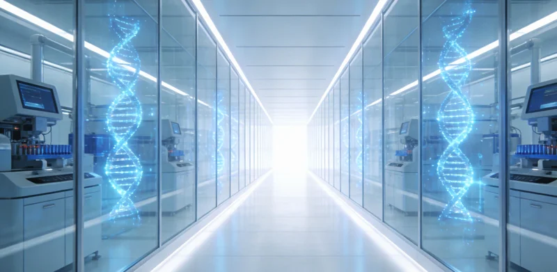 医生正在为一位年轻人进行膝关节