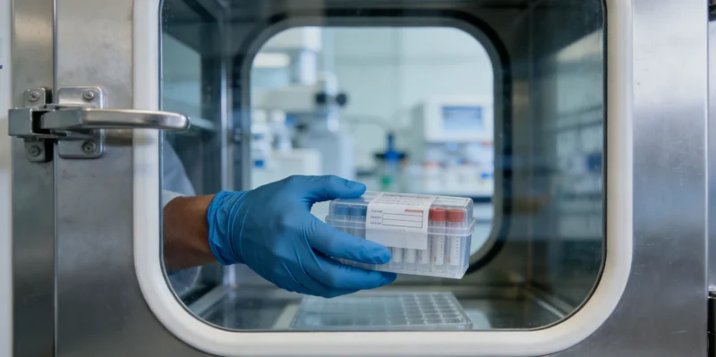 医生为患者讲解基因检测报告结果