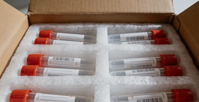 干净整洁的本地采样点,工作人员