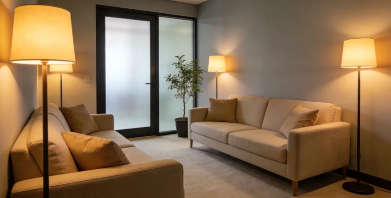 代表家庭关怀与医疗咨询的温馨图